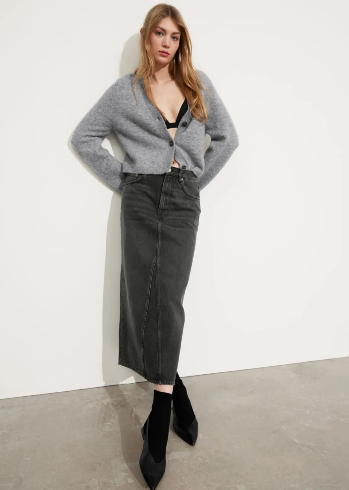 Store & Other Stories Cardigan Oversize En Maille
