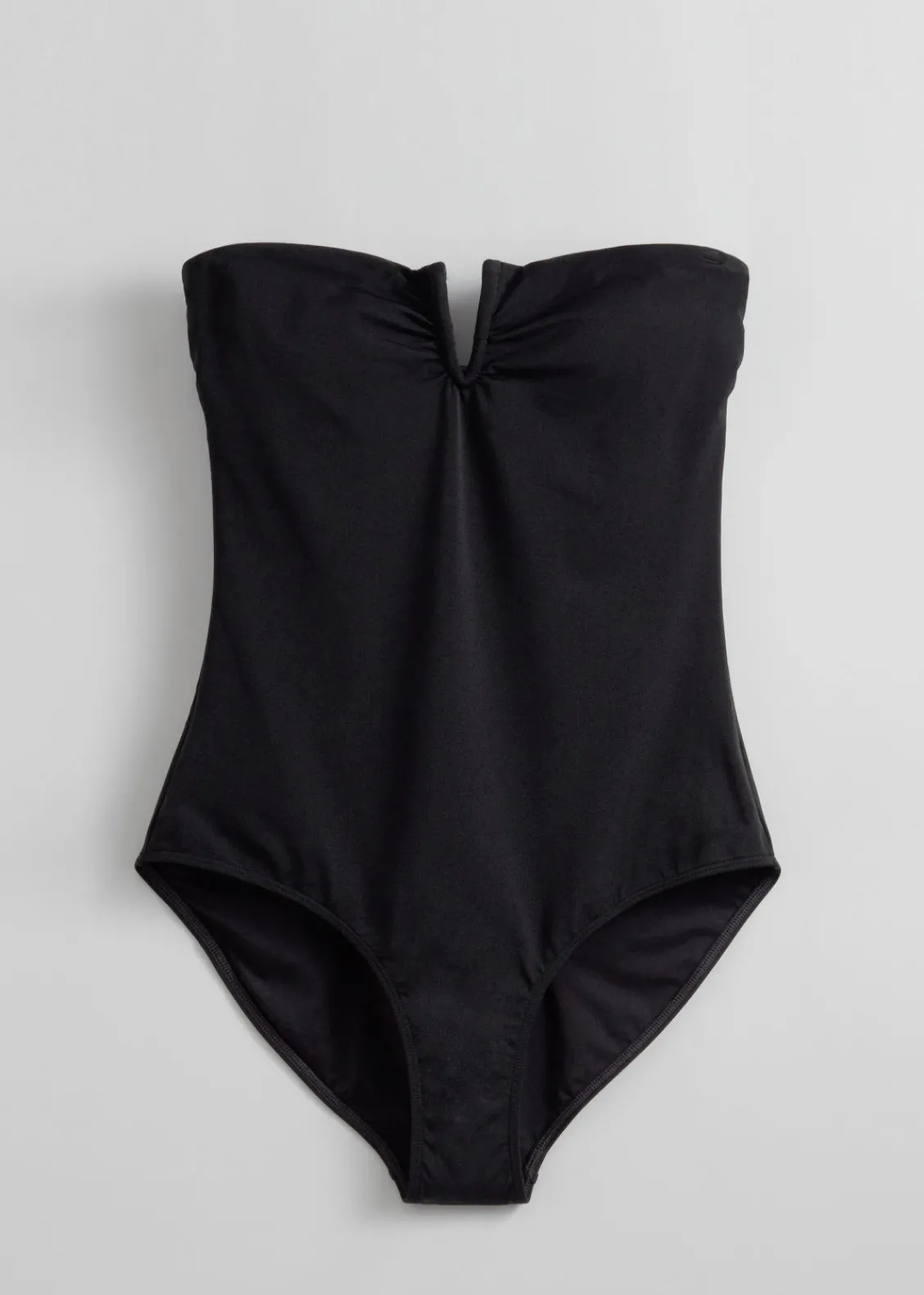 Store & Other Stories Maillot De Bain à Encolure Cœur Noir