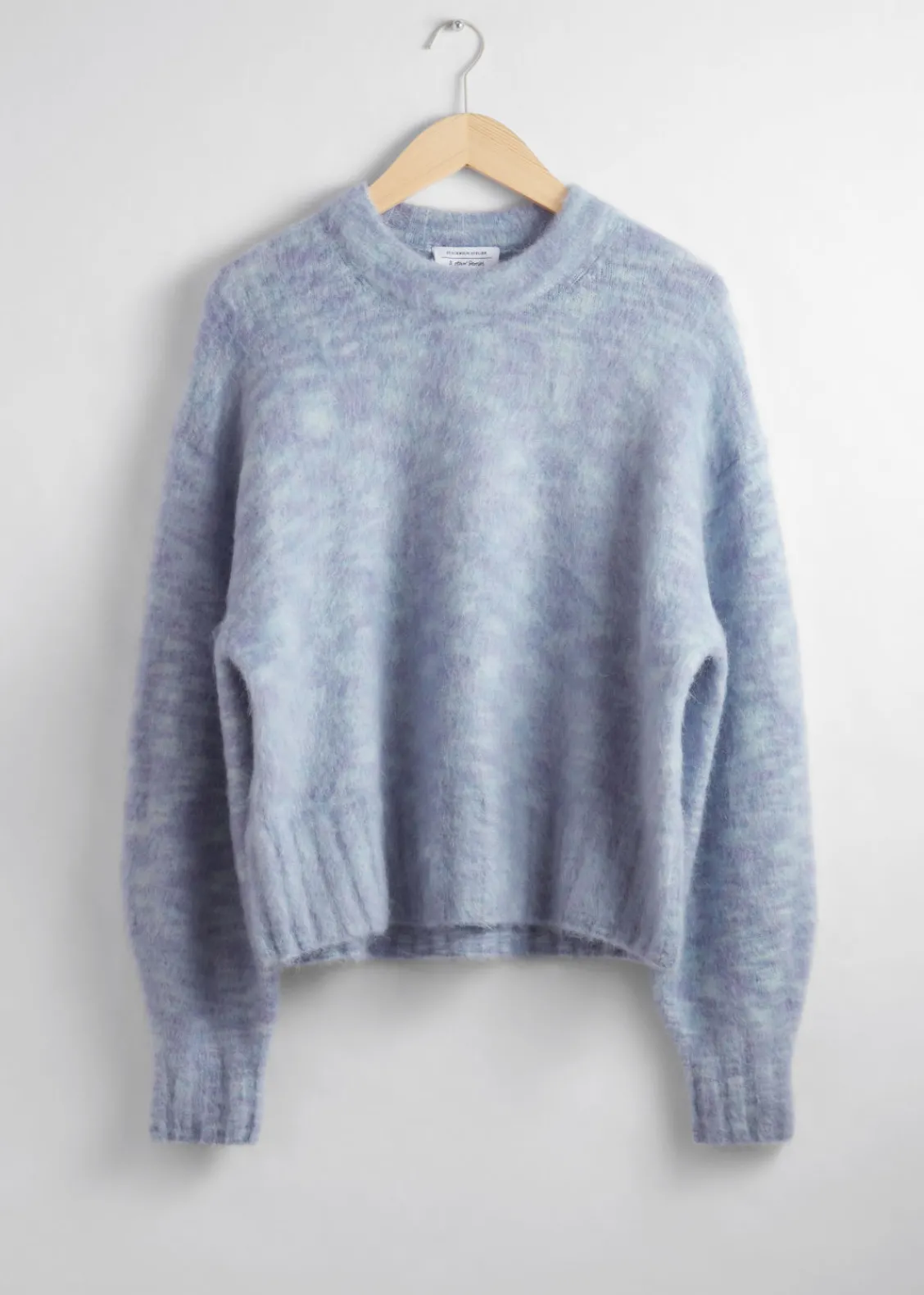 Best & Other Stories Pull Oversize En Maille Bleu clair