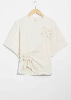 Fashion & Other Stories T-shirt à Motifs Floraux Appliqués