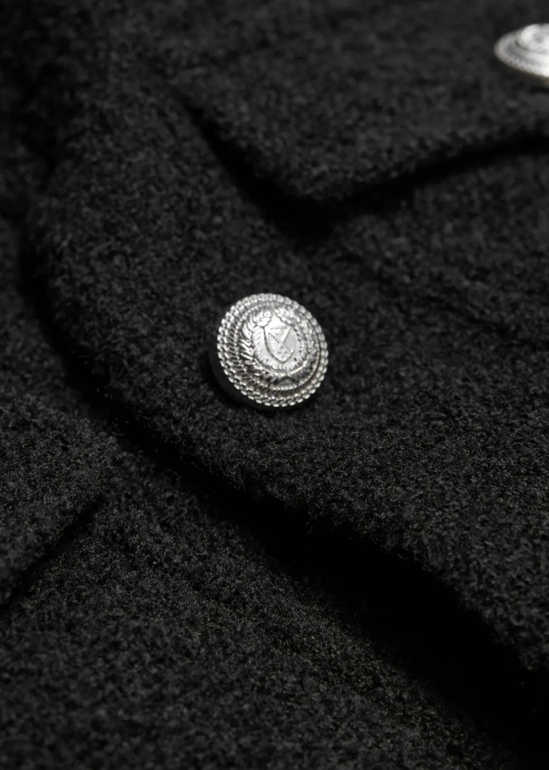 Hot & Other Stories Veste Bouclée Boutonnée Noir