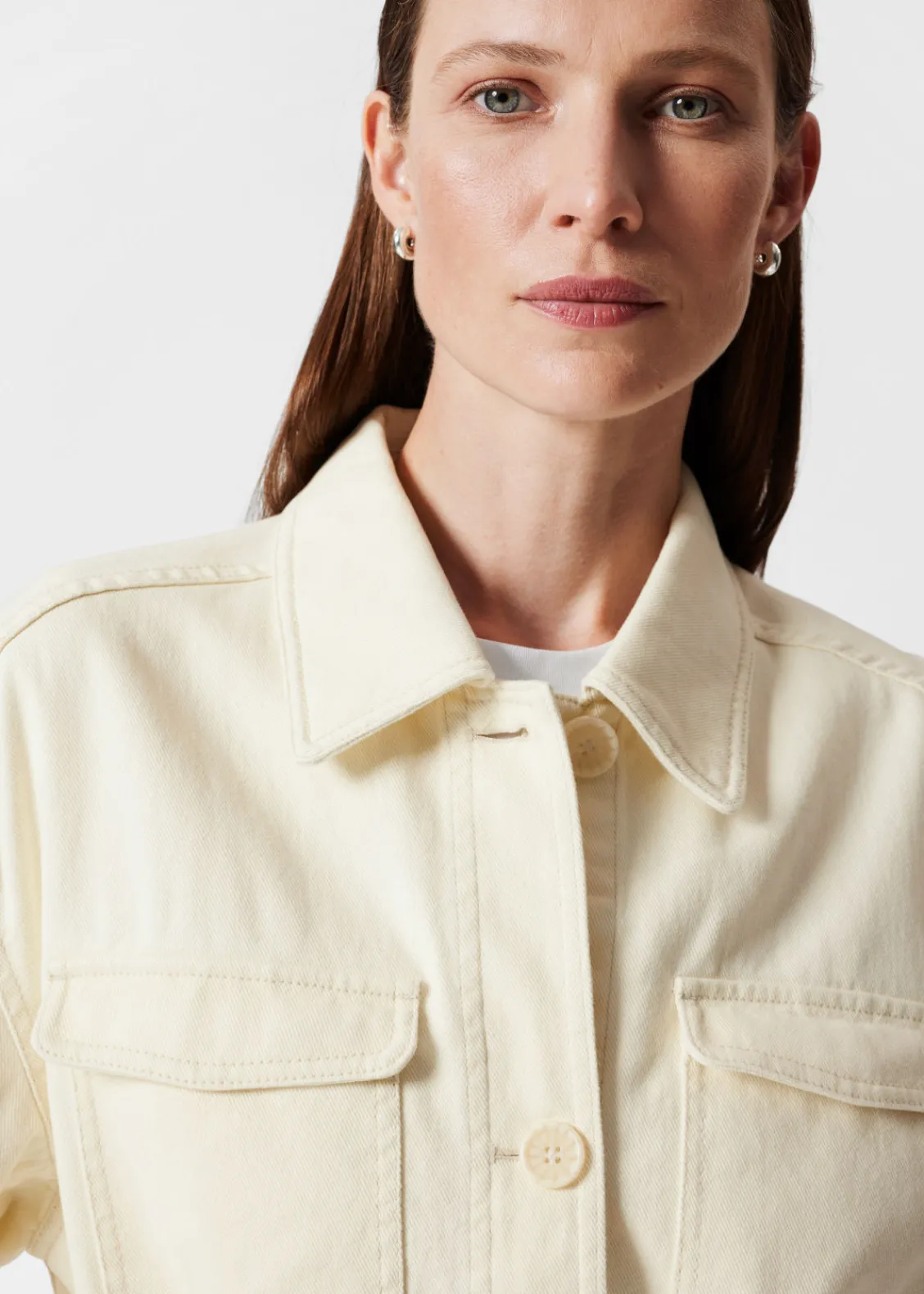 Cheap & Other Stories Veste De Style Utilitaire Couleur crème
